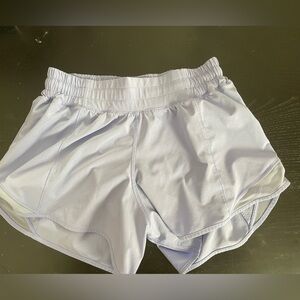 Lululemon light purple shorts